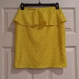 🔥🔥 Gorgeous Personally Made Yellow Lace Skirt 🔥